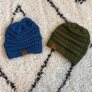 C & K beanies women’s x2